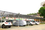 基地一角——停车场